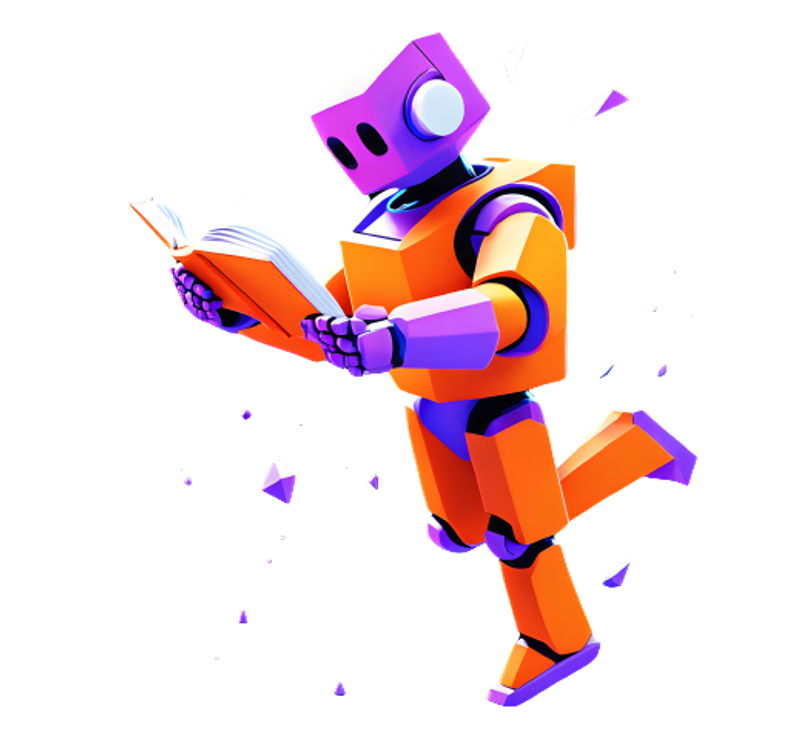 A floating astronaut in a space suit